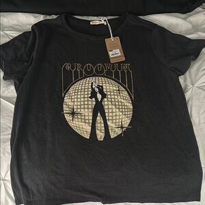 Black Groovin Graphic T-Shirt
